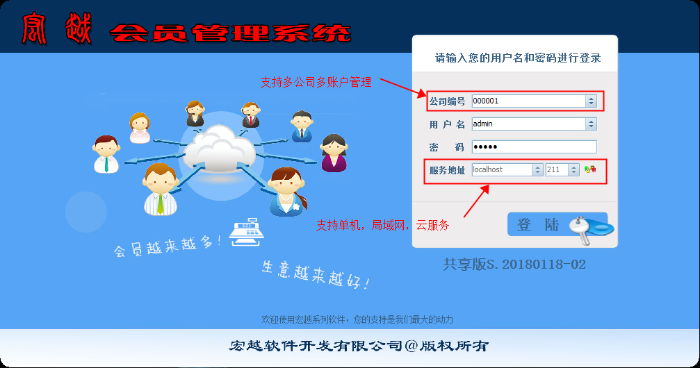 宏越會(huì )員管理系統-專(zhuān)業(yè)軟件訂制開(kāi)發(fā)